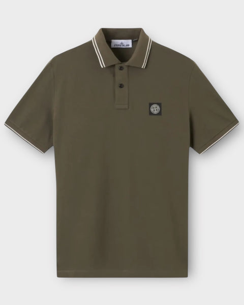Short Sleeve Patch Logo Polo